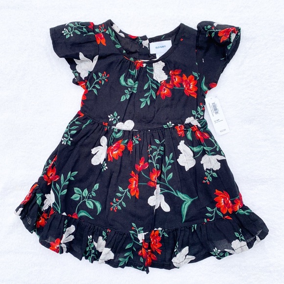 Old Navy Other - Old Navy Floral Print Dress Size 12-18 Months NWT